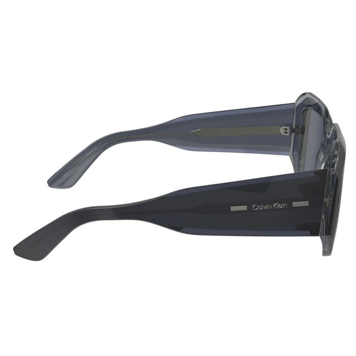 Okulary przeciwsłoneczne Calvin Klein CK23536S szare damskie kocie oczy