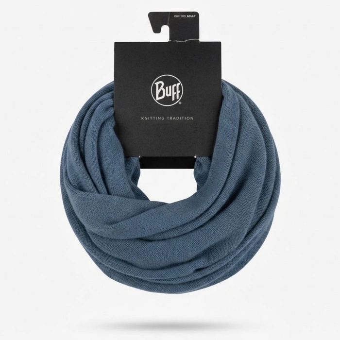 Komin Buff Knitted Infinity damski komin niebieski