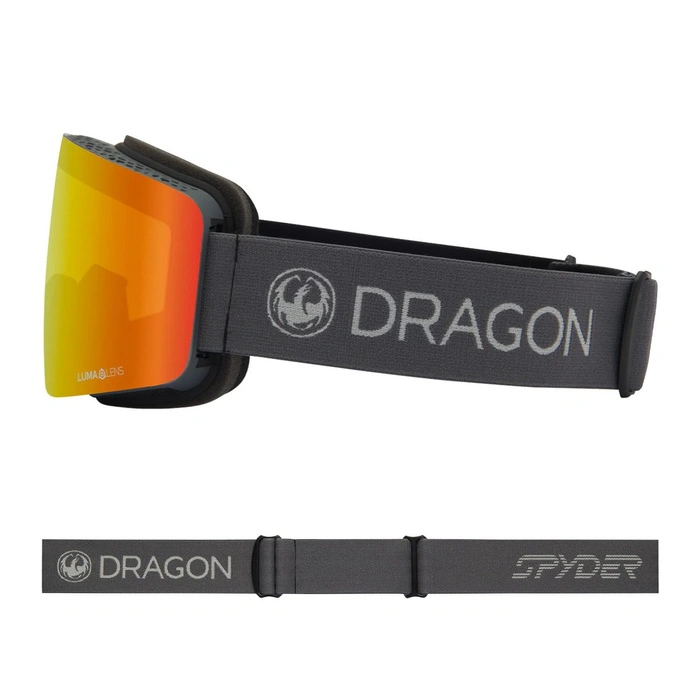 Gogle narciarskie unisex Dragon R1 OTG Grey snowboardowe szyby S1 / S4