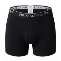 Bokserki męskie Polo Ralph Lauren 3-pak czarne bawełniane r. XL