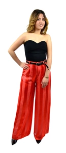 Spodnie damskie Guess Red Donna pallazzo