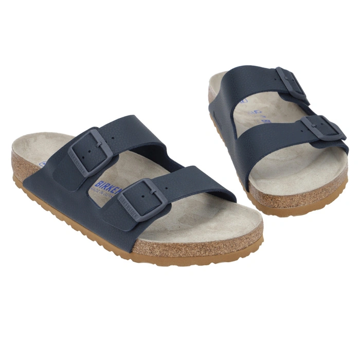 Klapki unisex Birkenstock Arizona Regular profilowane granatowe r. 42