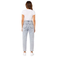 Spodnie damskie Jean Shop jeansy z dziurami niebieskie r. W25