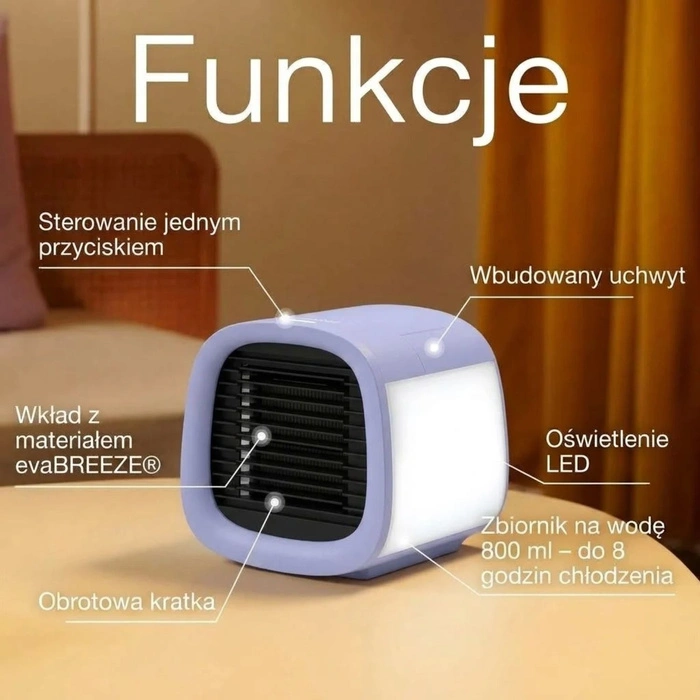 Klimator ewaporacyjny Evapolar evaCHILL EV-500 nawilżacz powietrza fioletowy