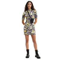 Sukienka damska Desigual Mineral mini szaro żółta