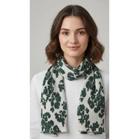 Apaszka damska Ichi Janella chusta plisowana wzorzysta