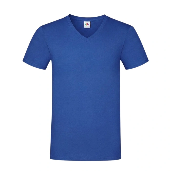 Koszulka męska Fruit of the Loom Valueweight niebieska t-shirt r. XL