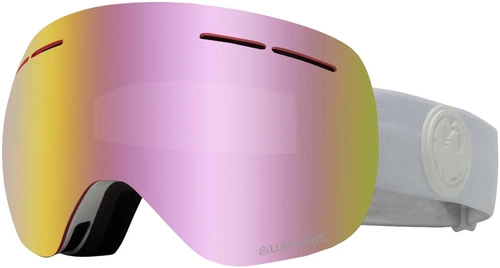 Gogle narciarskie Dragon X1S Snow Pink Ionized + Dark Smoke