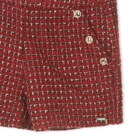 Spodenki dziewczęce Guess szorty czerwone eleganckie r. 152