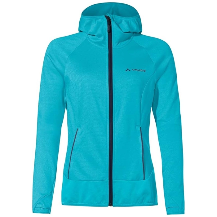 Bluza damska Vaude Tekoa Fleece II polar niebieska z kapturem