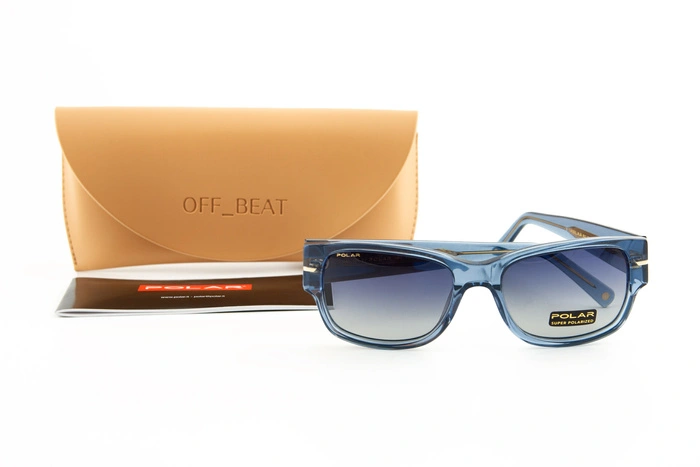 Okulary unisex przeciwsłoneczne Polar niebieskie z polaryzacją