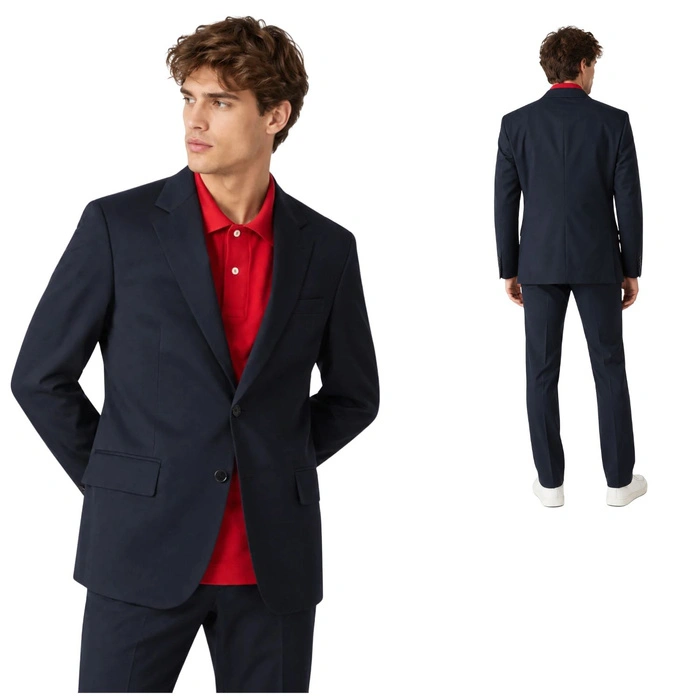 Marynarka męska Lacoste klasyczna elegancka granatowa r. M/L