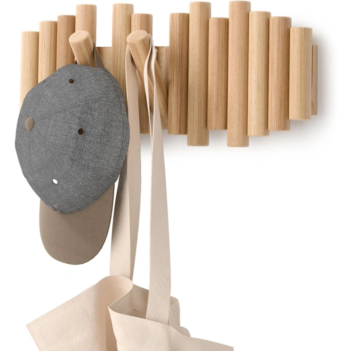 Wieszak ścienny Umbra Picket 5-Hook drewniay