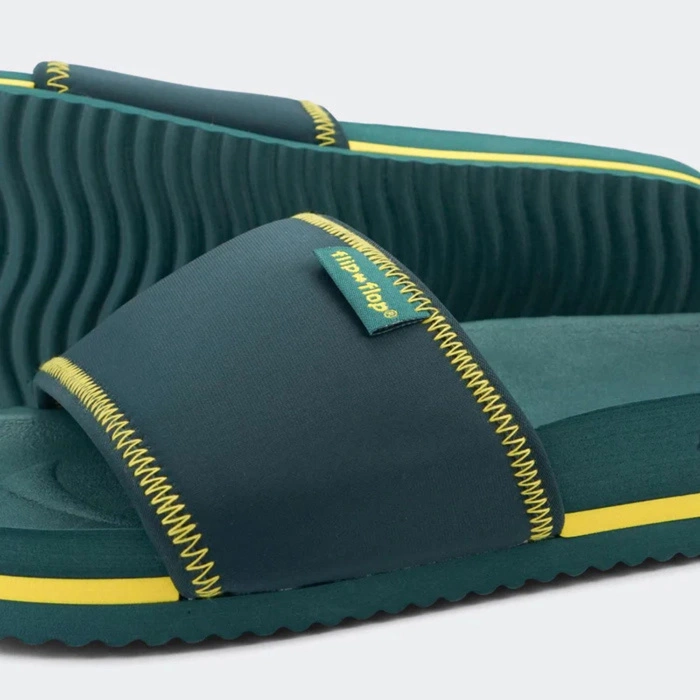 Klapki damskie Flip Flop Pool Neoprene lekkie zielone