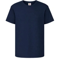 Koszulka dziecięca Fruit of the Loom granatowy t-shirt r. 104