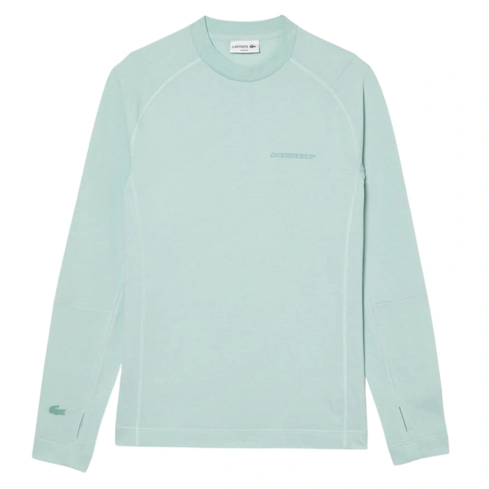 Koszulka męska Lacoste zielony longsleeve o kroju slim fit r. XS