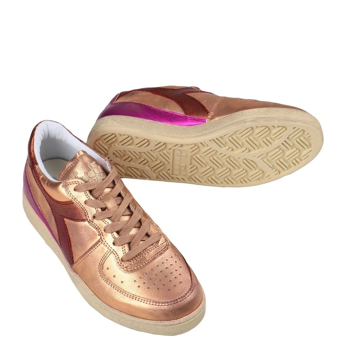 Buty damskie Diadora Mi Basket Low Metallic Used sneakersy skórzane r. 40,5