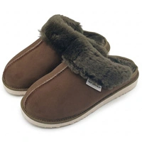 Kapcie damskie IRE SHOES ze skóry owczej naturalny kożuch futro ciepłe ręcznie szyte r. 38