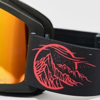 Gogle narciarskie Dragon DX3 OTG Red Ion snowboardowe cat. S4 i S1