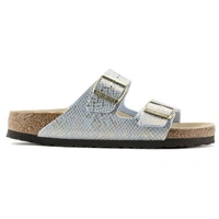 Klapki damskie Birkenstock Arizona BS regular birko-flor niebieskie r. 36