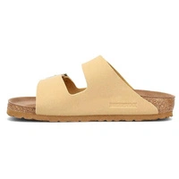 Klapki damskie Birkenstock Arizona BS birko-flor vegan beżowe r. 41