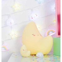 Lampka Nocna Dziecięca Little Light Lovely księżyc 