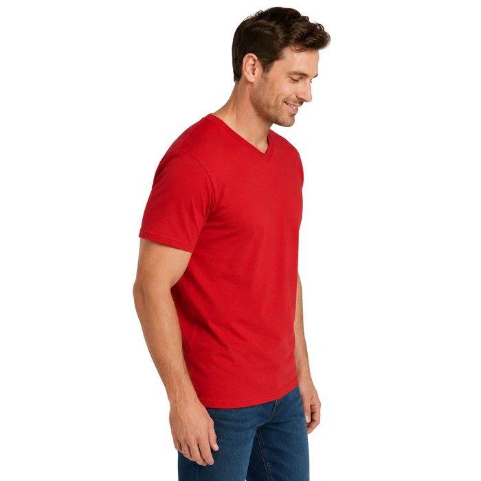 Koszulka męska Fruit of the Loom Valueweight czerwona t-shirt r. XL