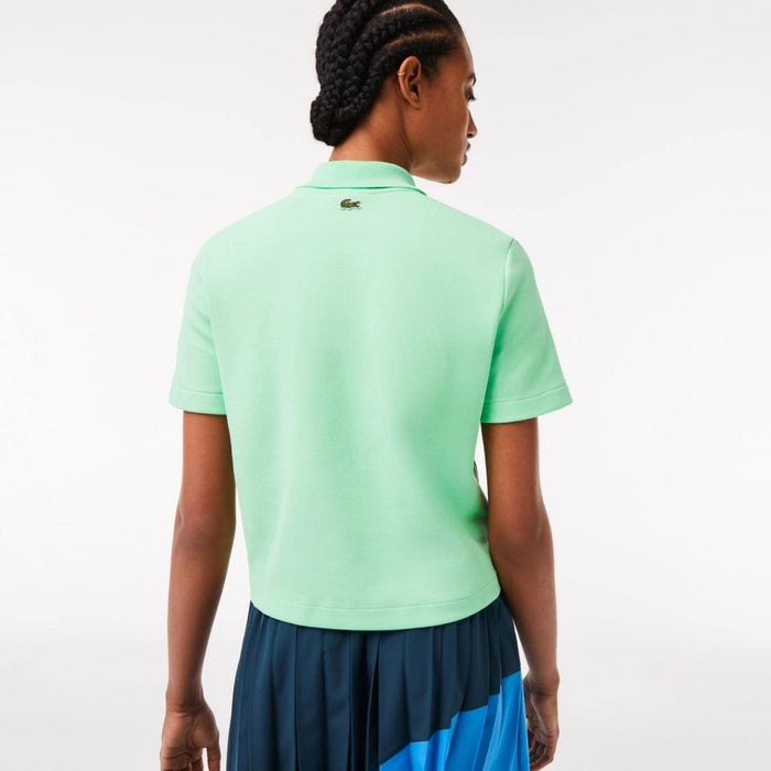 Koszulka damska Lacoste Holiday Polo polówka klasyczna zielona r. XS