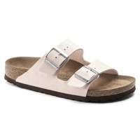 Klapki damskie Birkenstock Arizona BS birko-flor vegan jasno różowe r. 37