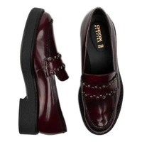 Buty damskie Geox Adrya mokasyny skórzane bordowe r. 37
