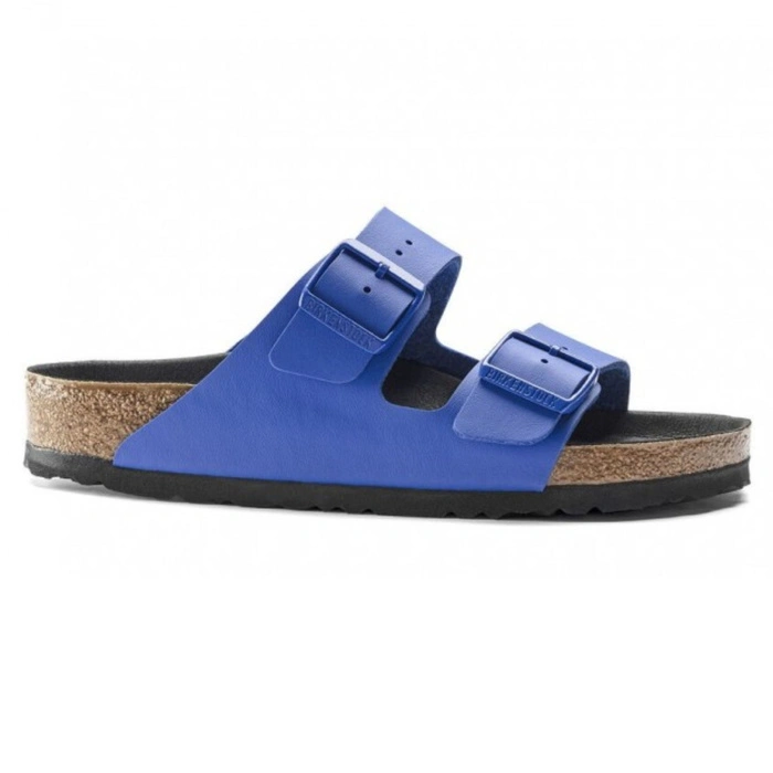 Klapki damskie Birkenstock Arizona BS birko-flor niebieskie r. 41
