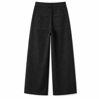 Spodnie damskie Zara Workwear jeansy szerokie czarne r. M
