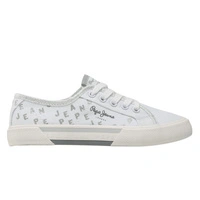 Buty dziecięce Pepe Jeans Brady Shine trampki białe r. 33