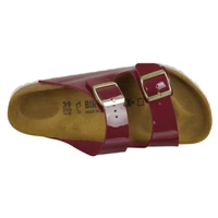 Klapki damskie Birkenstock Arizona BS regular birko-flor bordowe r. 36