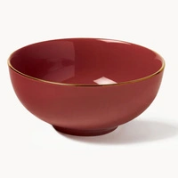 Miska zestaw 4 sztuki Westwing Mystic porcelanowe ręcznie malowane 15 cm