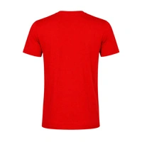 Koszulka męska Fruit of the Loom Softpun czerwona t-shirt r. S