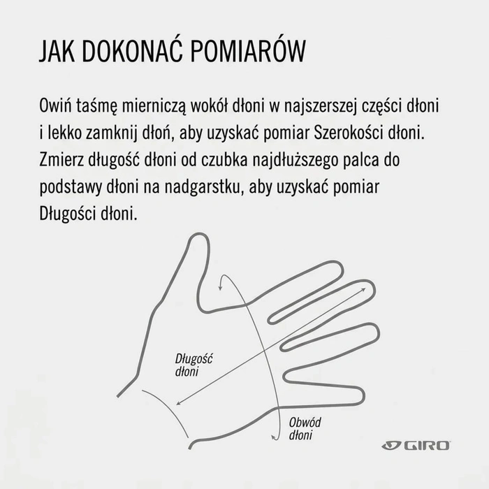 Rękawiczki rowerowe Giro Rivet CS długie czarne r. S