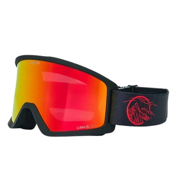 Gogle narciarskie Dragon DX3 OTG Red Ion snowboardowe cat. S4 i S1