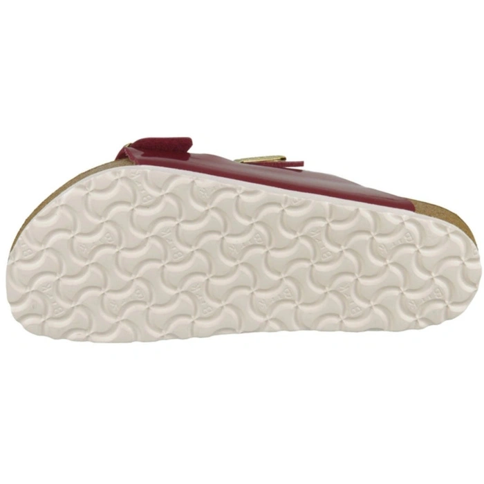 Klapki damskie Birkenstock Arizona BS regular birko-flor bordowe r. 37