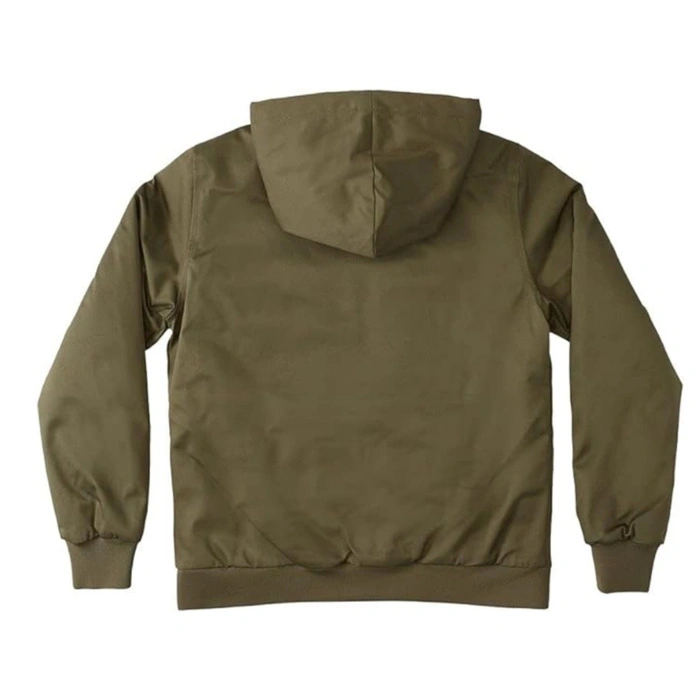 Kurtka chłopięca Dc Shoes Padded ocieplana z kapturem khaki r. 164