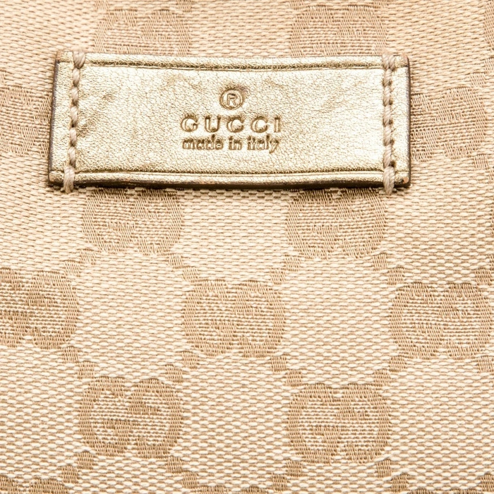 Torebka Gucci Large Web Zip Tote monogram oryginalna vintage