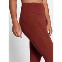 Legginsy damskie Girlfriend Collective Compressive brązowe sportowe r. S