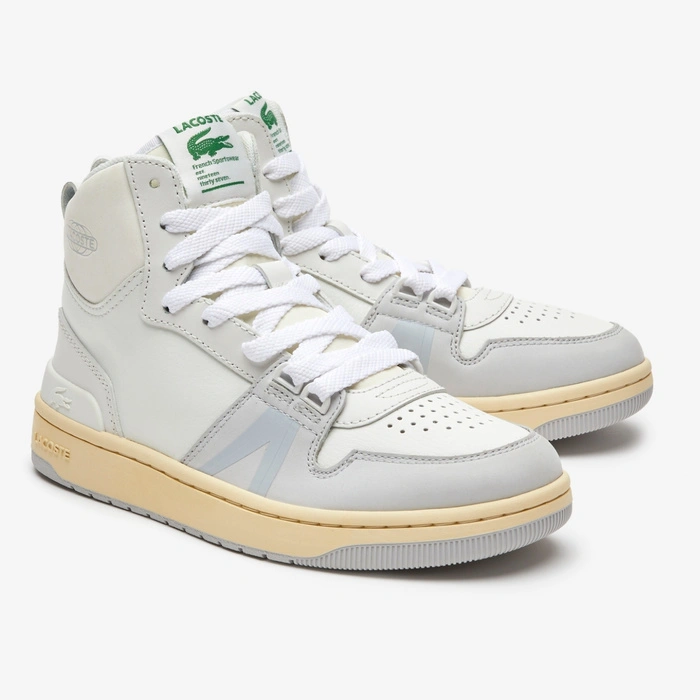 Buty męskie Lacoste L001 MID 123 sneakersy za kostkę białe r. 42