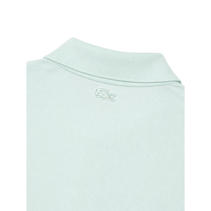 Koszulka damska Lacoste Loose Fit Printed polo crop top miętowa r. XS
