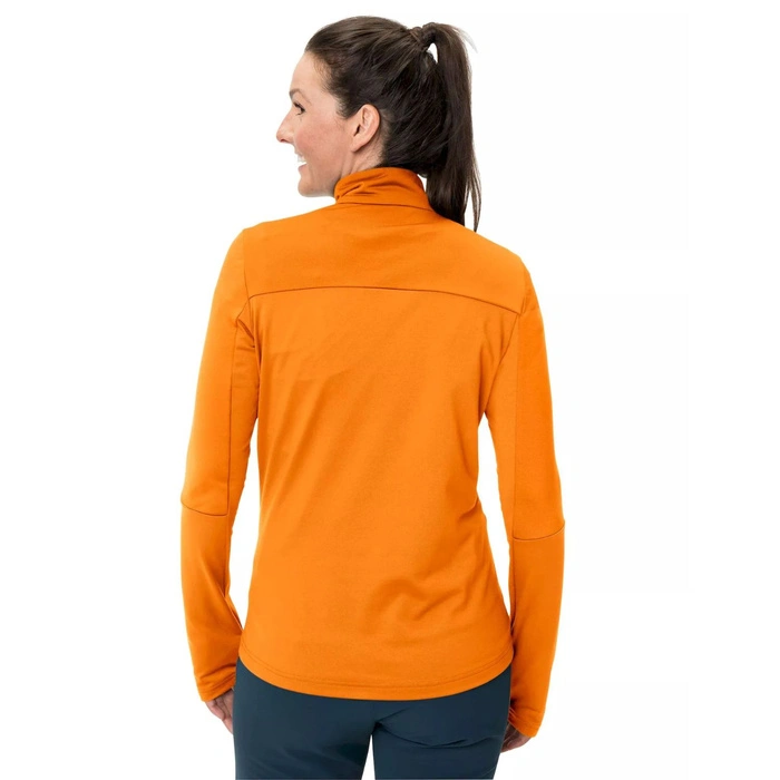 Bluza damska Vaude Livigno Halfzip II techniczna trekkingowa pomarańczowa r. XS
