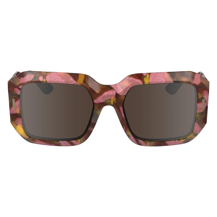 Okulary przeciwsłoneczne Calvin Klein CK23536s 663 havana damskie kocie oczy