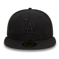 Czapka New Era 59FIFTY LA czarny fullcap z prostym daszkiem r. 8 1/4
