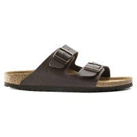 Klapki damskie Birkenstock Arizona BS regular vegan brązowe r. 39