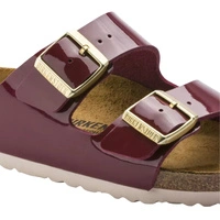 Klapki damskie Birkenstock Arizona BS narrow birko-flor bordowe r. 36