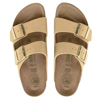 Klapki męskie Birkenstock Arizona BS birko-flor vegan beżowe r. 46